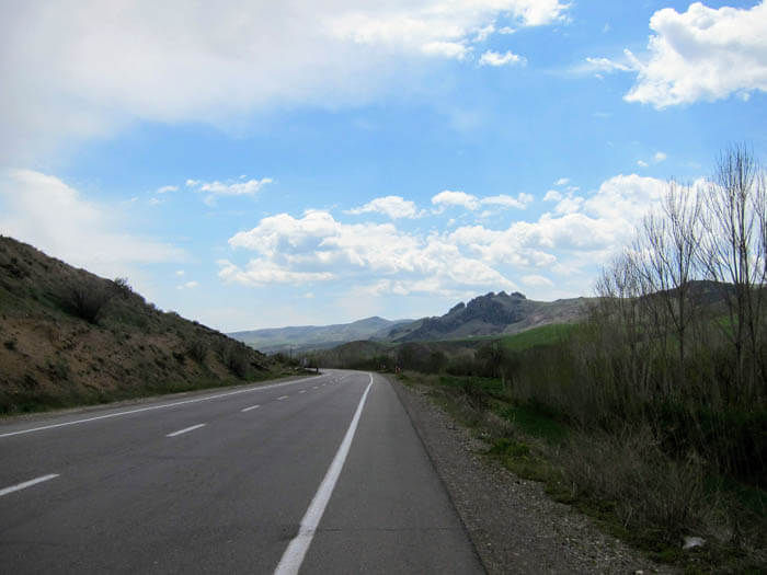 route Azerbaïdjan iranien